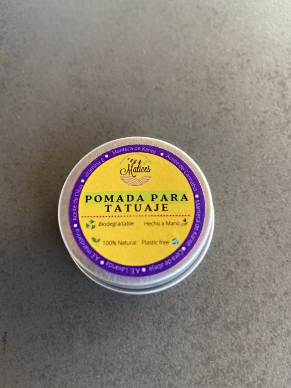 Pomada Nutritiva para Tatuajes – Hidratación y Protección Natural