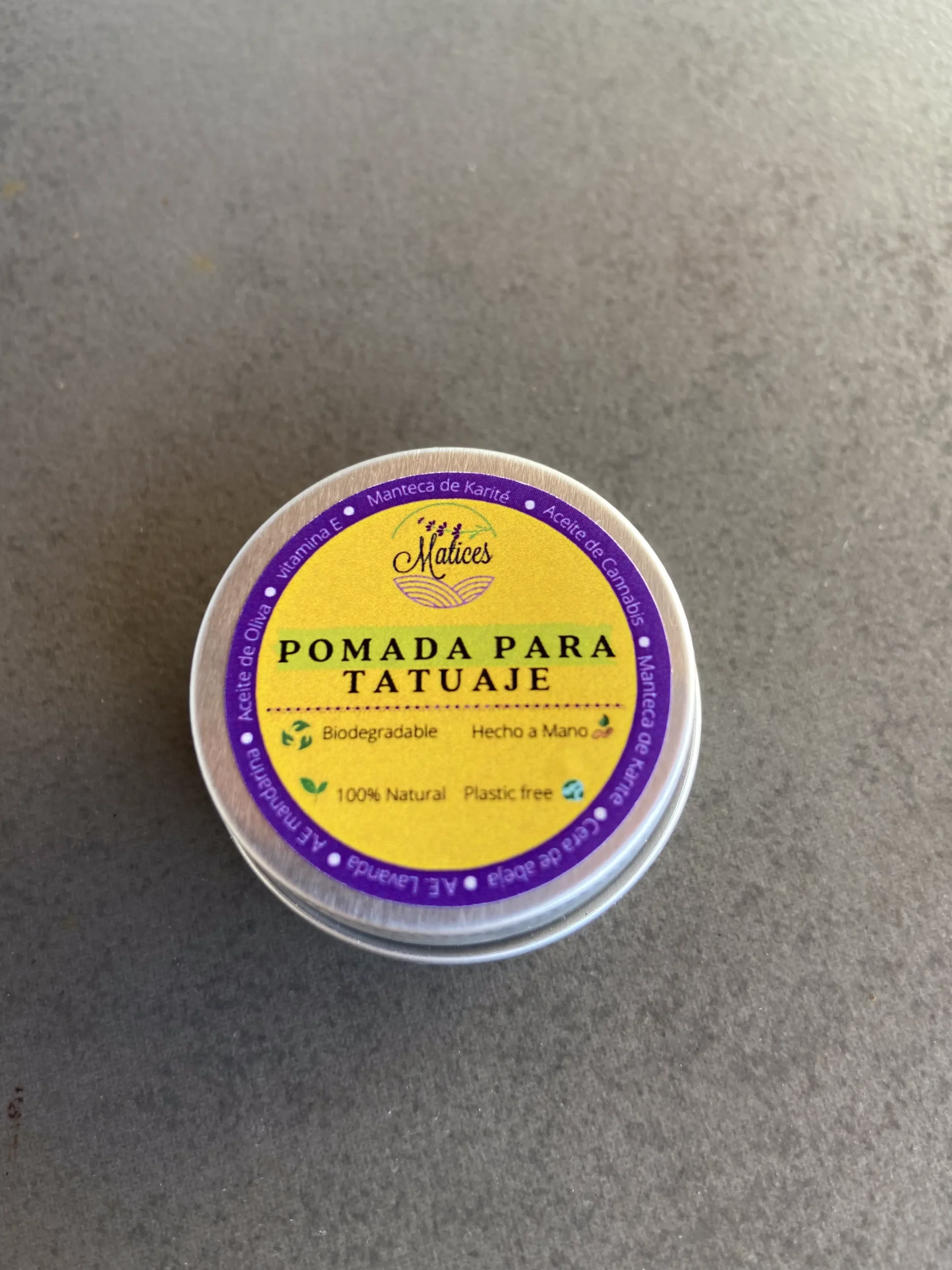 Pomada Nutritiva para Tatuajes – Hidratación y Protección Natural