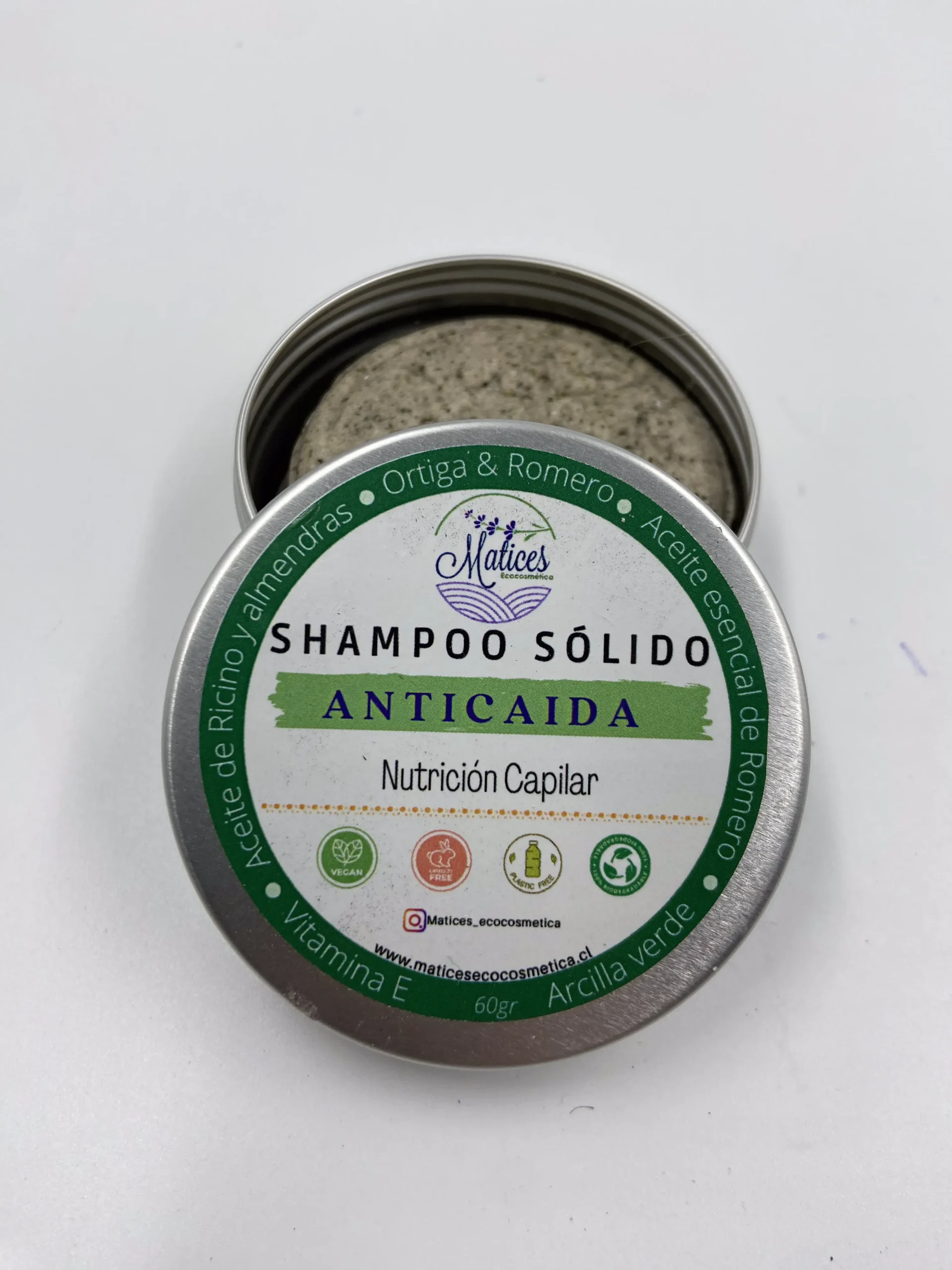 Shampoo Sólido Anticaída & Fortalecedor