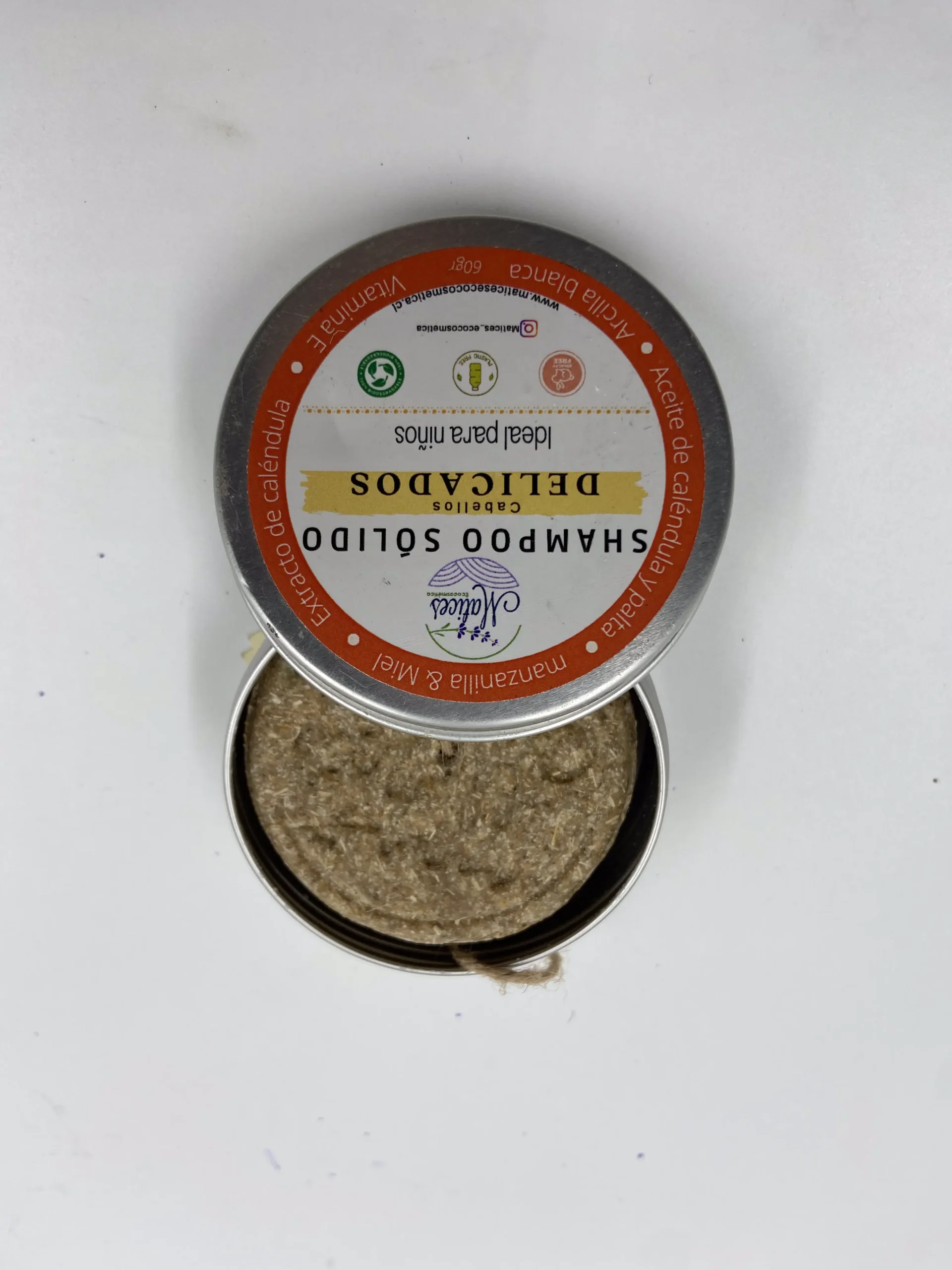 Shampoo Sólido Cabellos Claros y Delicados